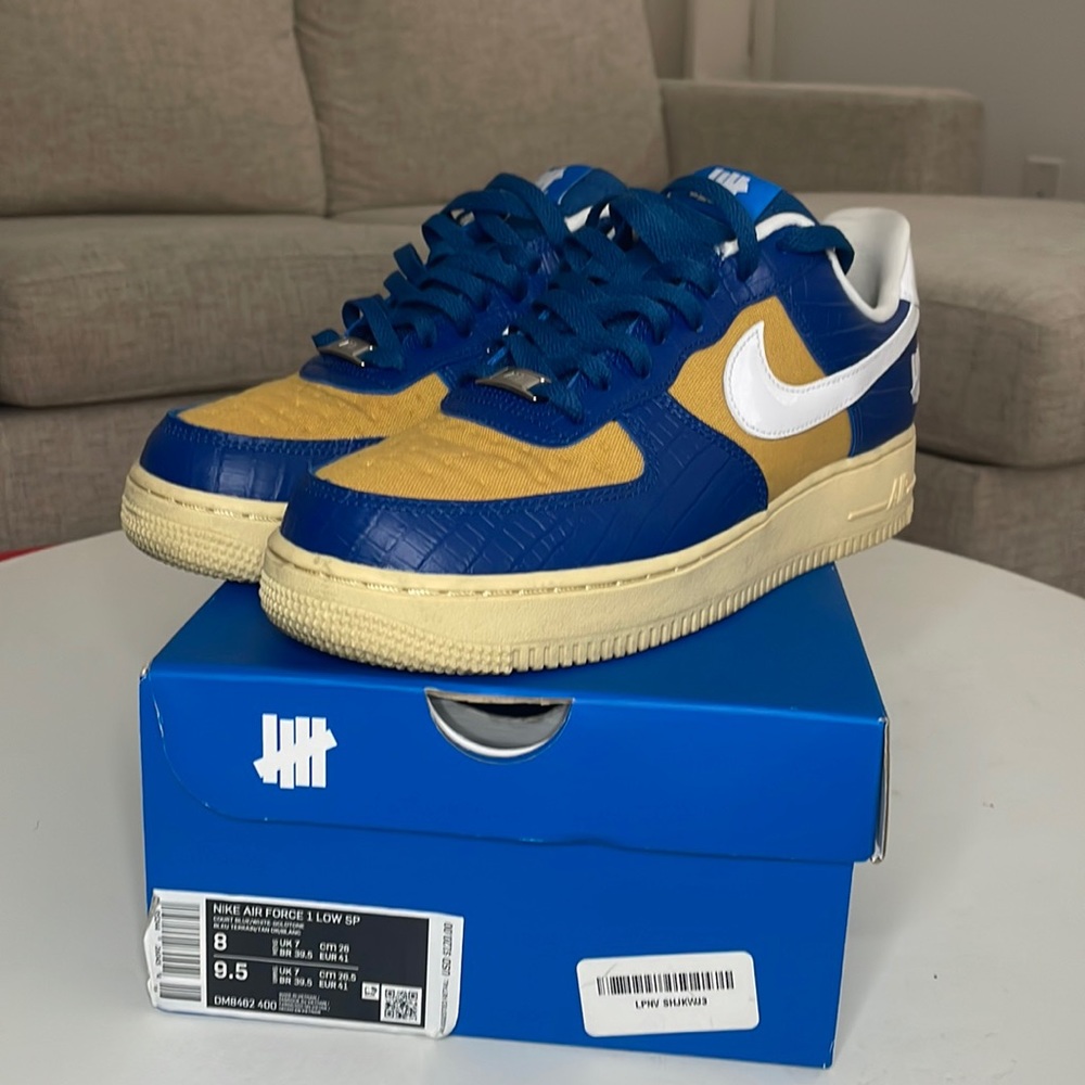 Nike Air Force 1 Low SP Blue and Yellow